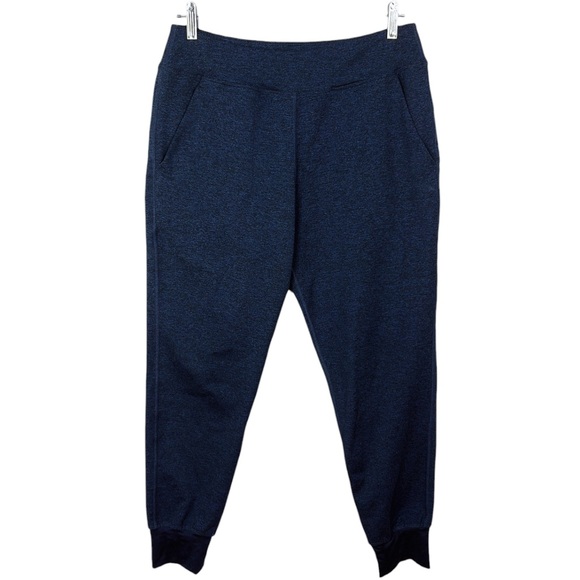 Rabbit Running Joggers sz M / MD / Medium * Heathered Dark Blue Soft Run Pants - Picture 8 of 8